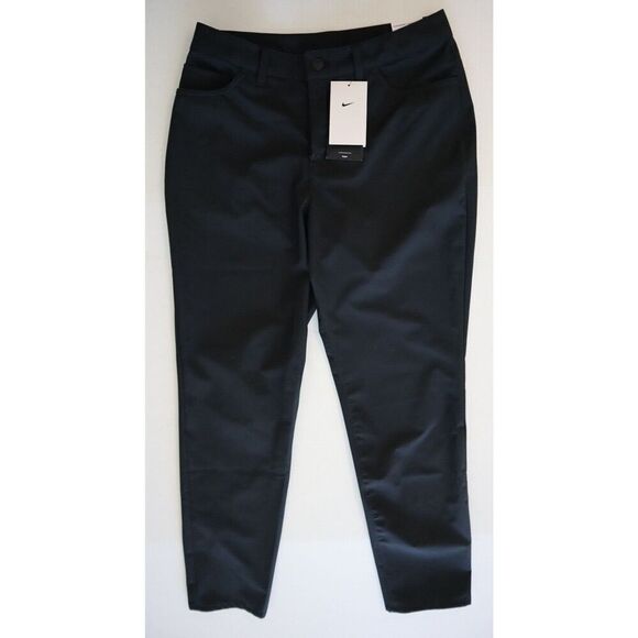Nike Tour Repel DX6086-010 Women's Sz 8 Black Slim-Fit Golf Pants $120 - Picture 1 of 13